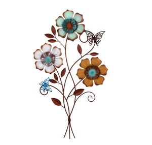 Arte de pared de hierro de alta calidad con etiqueta privada para colgar en la pared, ideal para la decoración de lujo de interiores de salas de estar, dormitorios y hoteles. - Product Image 1