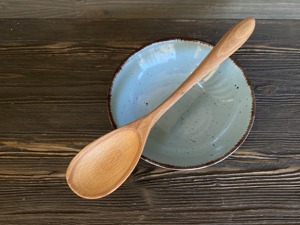 Cuillère à riz en bois d'acacia de qualité supérieure, élégante et luxueuse, avec protection - Product Image 6