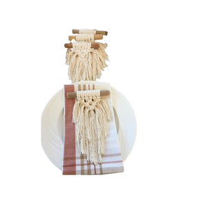 Unique Theme Handmade Woven Napkin Ring Table Decor Wedding Accessories Macrame Decoration Napkin Ring for Party Events - Product Image 4