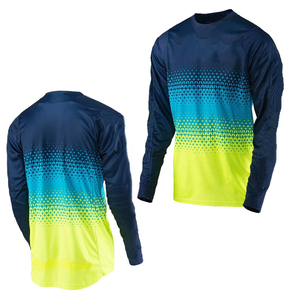 Maillot de course personnalisé OEM, impression par sublimation, maillot de cyclisme professionnel enduro, respirant, séchage rapide, été, % polyester, maillots de VTT - Product Image 3