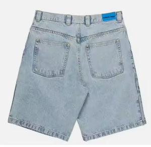 Shorts en jean droits pour hommes de qualité supérieure, style Y2K streetwear, décontractés, délavés, 100 % coton, séchage rapide, respirants, pour l'été, vente en gros - Product Image 2