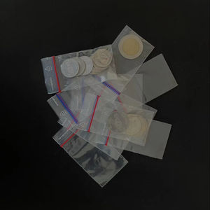 Bolsa de Plástico con Cierre Hermético Impresa Personalizada, Bolsa de Embalaje Transparente de PE Reciclado - Product Image 1