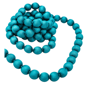 Chaîne de perles en soie Y S INTERNATIONAL recouverte de tissu pour la fabrication de bijoux, colliers, bracelets faits à la main, fournitures d'artisanat - Product Image 3