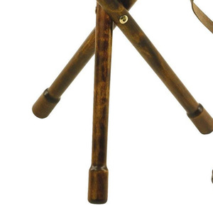 Wholesale Price Tripod Wooden <b>Folding</b> <b>Stool</b> Leather Seat Camping Outdoor Fishing Hunting <b>Stool</b> - Product Image 5