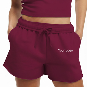 New Fashionable Trendy 100% Cotton Breathable Quick Dry Ladies Custom Screen Printed Logo Solid Color High Hip Hop Women's - Product Image 4