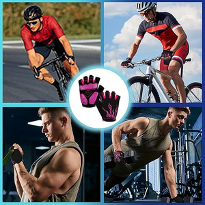 High Quality Unisex Half-Finger Cycling Gloves Lightweight Breathable Touchscreen Compatible Non-Slip for Outdoor Sports Gym Use - Product Image 5