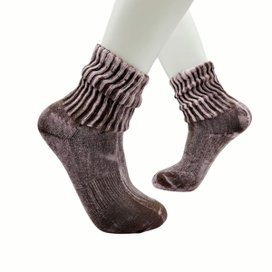 Wholesale Custom High Quality Pilates <b>Grip</b> Slouch <b>Socks</b> Knitted Nonslip Autumn Spandex/Nylon/Cotton Quick Dry & Breathable - Product Image 2