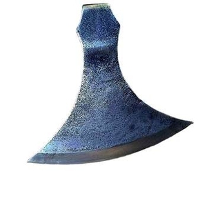 Industrial Handmade Damascus Steel Pizza Cutter <b>Axe</b> Head with 2 2/5-Inch Blade and Rose <b>Wood</b> Handle for Survival Use - Product Image 2