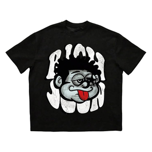 เสื้อยืดผู้ชายผ้าฝ้าย 100% คุณภาพสูง ระบายอากาศได้ดี ทรงโอเวอร์ไซส์ ทรงบ็อกซี่ รับออกแบบลายพิมพ์ เสื้อยืดเปล่าคุณภาพพรีเมียม - Product Image 1