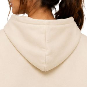 Sweat à capuche personnalisé blanc avec strass papillon arc-en-ciel pour femme, pull oversize en polaire, streetwear décontracté d'hiver - Product Image 5