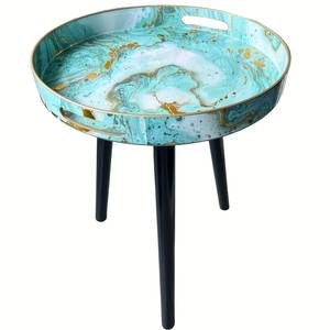 <b>High</b> Selling Modern Enamel Finish Luxury Centre Iron Coffee <b>Side</b> <b>Table</b> Customized for Bedroom Customized Size Shape Color - Product Image 5