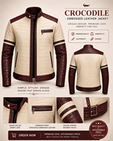 Blouson en cuir véritable pour homme, couleur personnalisable, coupe ajustée, manteau d'hiver décontracté, style motard, mode urbaine, logo frontal