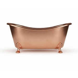 Baignoire autoportante en cuivre pur poli, design attrayant, fabriquée à la main, pour projets hôteliers et villas, en promotion - Product Image 5