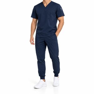 Ensemble d'uniformes infirmiers confortables en tissu tissé pour les hôpitaux, les cliniques, les cabinets dentaires, les services d'urgence - Product Image 5
