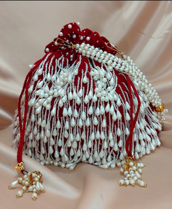 Los bolsos Potli para mujer más vendidos, accesorios de fiesta bordados hechos a mano, bolsos de cubo, monederos a bajo precio de LUXURY CRAFTS - Product Image 1