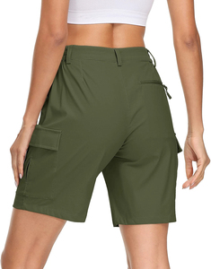 Shorts de bain décontractés sublimés pour la randonnée et les voyages, shorts élégants et polyvalents pour femmes, shorts taille haute pour filles, flexibles - Product Image 3