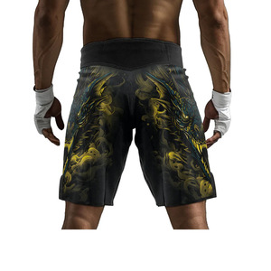 Pantalones Cortos Ligeros de MMA con Estampados Vibrantes por Sublimación Diseñados para el Agresivo Grappling NoGi - Product Image 5