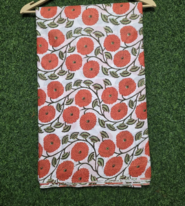 Tissu en coton imprimé floral marguerite au mètre, tissu doux et léger pour robes et couture féminines, cadeau pour elle - Product Image 4