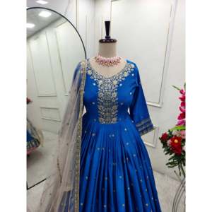 ชุดออกงานปาร์ตี้สำหรับผู้หญิงดีไซน์เนอร์พร้อมชุดเสื้อผ้า Dupatta ที่สวยงาม - Product Image 2