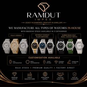 Reloj de pulsera de lujo para hombre con bisel octogonal de rosca y dial con fecha - Product Image 6