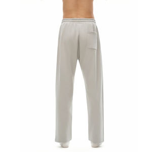 Pantalon de jogging droit en molleton bouclette pour homme avec logo personnalisé, taille élastique, 445 GSM, tricoté, pour sororités, survêtement, université - Product Image 3