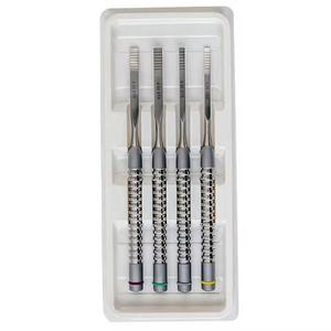 Juego de cinceles para dividir crestas, instrumentos para implantes dentales, acero de grado médico de alta calidad con certificación CE e ISO de Grip Surgical - Product Image 1
