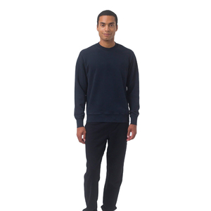 Unisex 100% Cotton O-Neck Sweatshirts <b>Thick</b> <b>Fleece</b> Winter Custom Printed Solid Designer Pattern Embroidered Logo for Men - Product Image 3