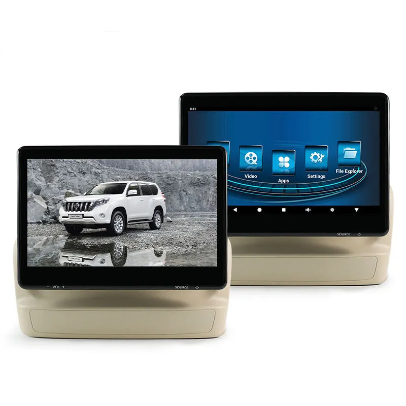 Monitor de reposacabezas Android para Land Cruiser LC200 LC300 11,6 pulgadas 2 + 32GB Monitor de reposacabezas Airplay Tablet Multimedia HDMI en salida