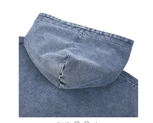 Hoodie Crop Top Oversize en Coton de Haute Qualité à Col Rond et Bords Bruts, Personnalisable en Couleurs et Tailles - Product Image 6