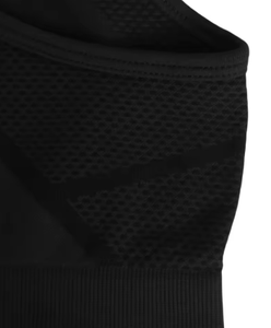 Women Solid Color Seamless Yoga Sports Bra Set Medium Support <b>Long</b> Sleeve Crop Top With High Waist Leggings For Fitness Yoga - Product Image 5