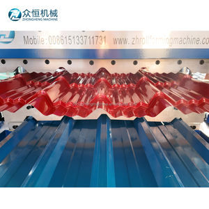 Doppelschichtige Glasierte Fliesen-Formmaschine Dachblech Glasierte Fliesen Rollformmaschine - Product Image 5