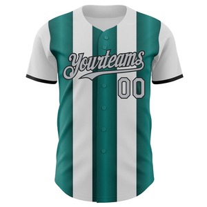 Uniforme de Béisbol Deportivo de Poliéster de Alto Rendimiento, Transpirable, de Secado Rápido, Antibacterial y Anti-UV, con Impresión Personalizada por Transferencia de Calor - Product Image 2