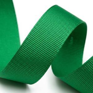 Ruban gros-grain vert 12 mm en rouleau pour emballage cadeau, pinces à cheveux, garnitures vestimentaires, couture, artisanat, décoration, projets DIY, boutique - Product Image 2