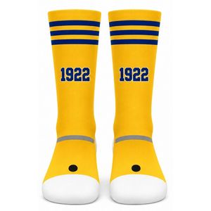 <b>Womens</b> Embroidered <b>Crew</b> <b>Socks</b> Soft Comfortable Cotton Blend Athletic Casual Fashion <b>Socks</b> with Personalized Greek Letter - Product Image 1