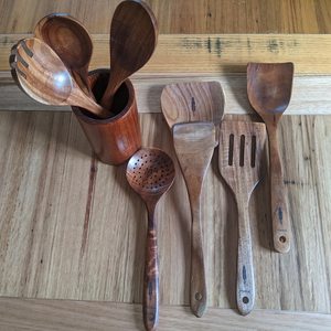 Cuchara de Madera con Logotipo Personalizado, Apta para Alimentos, Ecológica, Hecha a Mano, Utensilio de Cocina, Estilo Clásico Marrón, Biodegradable, Utensilios para Camping - Product Image 3
