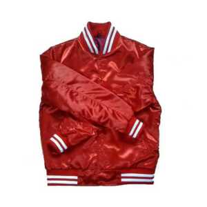 Chaqueta Bomber Morada de Satén Hecha a Mano para Hombre, 100% Poliéster, Cierre de Cremallera, Múltiples Bolsillos, Ecológica, Transpirable, de Secado Rápido - Product Image 6