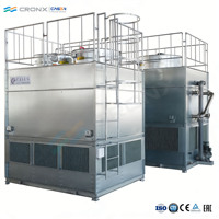 Condenseur évaporatif économique à haute efficacité, évaporateur de condensat d'ammoniac et de fréon pour les industries chimiques et pétrochimiques
