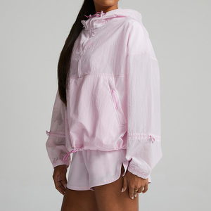 ชุดวอร์มออกกำลังกายแบบ 2 ชิ้นสำหรับผู้หญิง ทรงสลิมฟิต กันลม น้ำหนักเบา ดีไซน์ใหม่ กันน้ำ ไซส์พลัส - Product Image 5