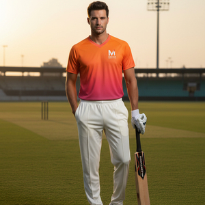 Ensemble complet d'uniformes de cricket sublimés personnalisés, vêtements d'équipe professionnels, maillot et pantalon de cricket respirants pour club de cricket - Product Image 6
