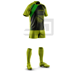 Uniforme de Rugby Estampado Premium, 100% Poliéster Ecológico, Sin Costuras, Resistente al Viento, Antibacteriano, Pantalones Cortos Ligeros - Product Image 3