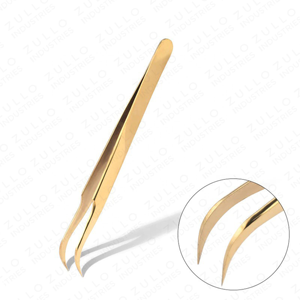 Gold Plated Eyelash Extension Tweezers Stainless Steel Volume Isolation <b>Lash</b> Tweezers Precision Beauty Tool <b>Kit</b> - Product Image 5