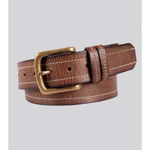 Cinturones de Cuero de Vaca y Búfalo 100% Originales con Logotipo Personalizado para Hombre, Cinturones Formales de Cuero Genuino con Hebilla Antigua, Venta al Por Mayor - Product Image 4