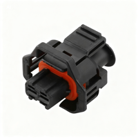 Connecteur de capteur d'injecteur diesel Common Rail étanche à 2 broches femelles en cuivre 12V 5A IP67 Jinhang2p-H