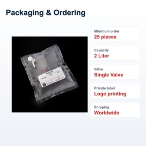 Sac d'échantillonnage de gaz TECHINSTRO Kynar 2 litres en film PVDF, à valve unique, étanche, pour l'échantillonnage des odeurs et de l'air des COV - Product Image 5