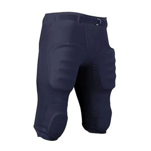 Pantalones de Fútbol Negros Acolchados con Cierre de Cinturón, Ropa Deportiva Transpirable para Adultos, Equipo de Práctica de Fútbol, Ropa Deportiva para Hombre - Product Image 4