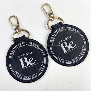 Llavero con Parche Bordado Personalizado de Bajo MOQ, Llavero de Tela con Logotipo Personalizado y Cierre Metálico, Souvenir Promocional para Clubes al por Mayor - Product Image 2
