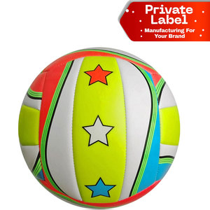 Balón de Voleibol de Playa de PU Suave, Color Personalizado, para Partidos al Aire Libre, Diseño Personalizado, Alta Calidad, Venta al Por Mayor de Fábrica - Product Image 1