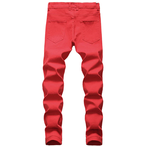 Jeans en denim pour homme de qualité supérieure Coupe droite décontractée Confort durable Écologique Séchage rapide Polyvalence mode - Product Image 2
