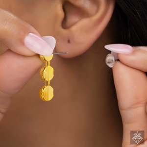 Ensemble de bijoux de mode PRAO Collier en cristal anti-ternissement avec boucles d'oreilles élégant et luxueux - Product Image 2