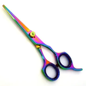 Kinh Tế Barber Scissor Đa Plasma Màu Cắt Tóc Kéo Salon Shears Phụ Kiện Cắt Tóc Styling Làm Tóc Công Cụ